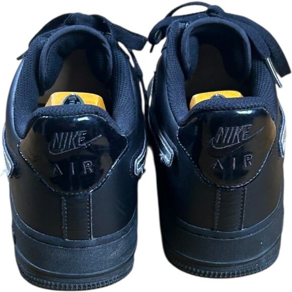 Nike Air Force Black ‘Removable Swoosh’ Sneaker - Picture 6 of 10
